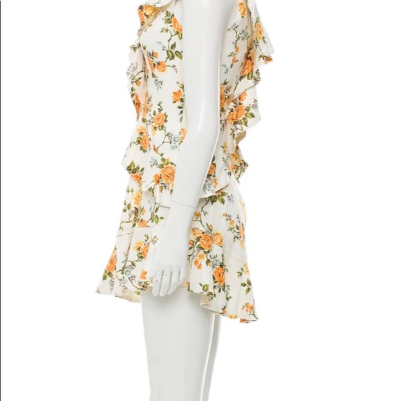 ZIMMERMAN Golden Flutter dress size 0 - Picture 2 of 3